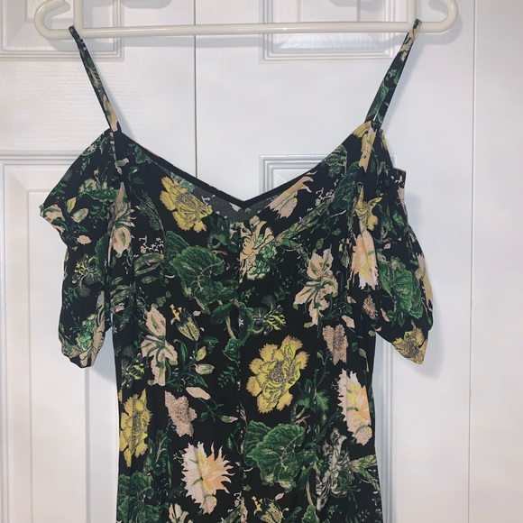 Club Monaco Off the Shoulder Floral Dress - Picture 2 of 5